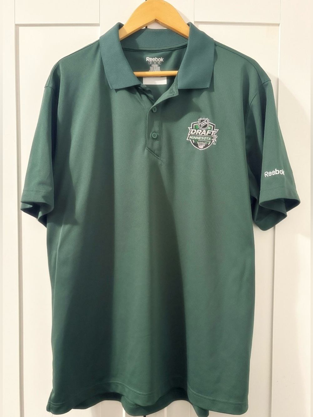 2011 NHL Minnesota Wild Draft Reebok Polo XL